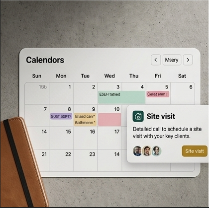 Site Visits & Calendar